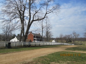 McClean home, site of Lee's surrender. In the hamlet of Appomattox Court House